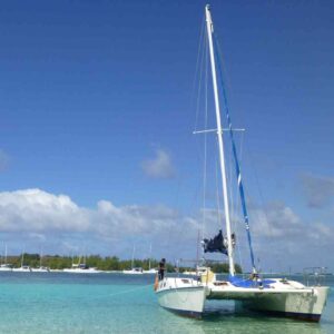 private basic catamaran to isla mujeres
